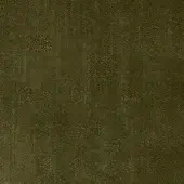 Olive green fabric texture with a dense, directional weave and matte finish, showcasing subtle dye variations and a velvety nap.